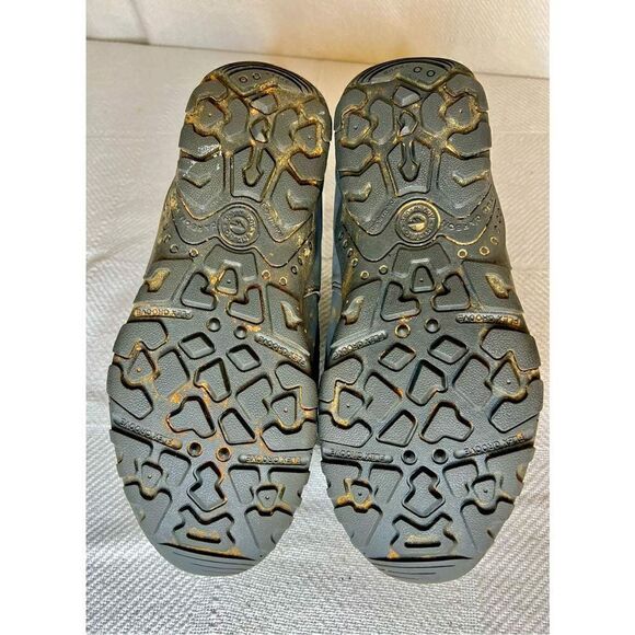 Women's Hi-Tec Romsey Low Grey/Graphite/Blue Waterproof Hiking Shoes Size 7.5 - Picture 8 of 12